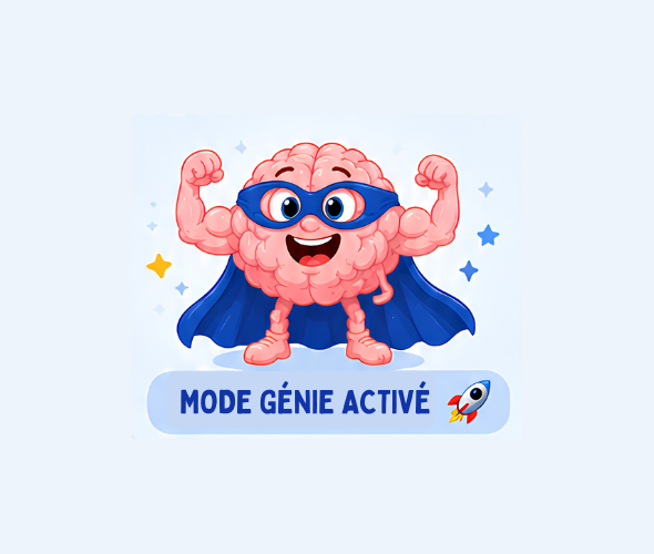 Un cerveau en super-héros : mode génie activé